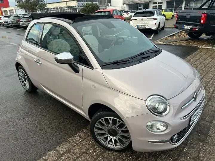 Schwarz Gebraucht 2019 Fiat 500C Lounge Cabrio | 12.250 € (Fairer Preis) - Bild 1/2