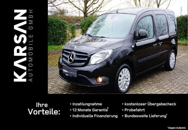 Schwarz Gebraucht 2018 Mercedes Citan 112 Kombi | 11.999 € (Fairer Preis) - Bild 1/4