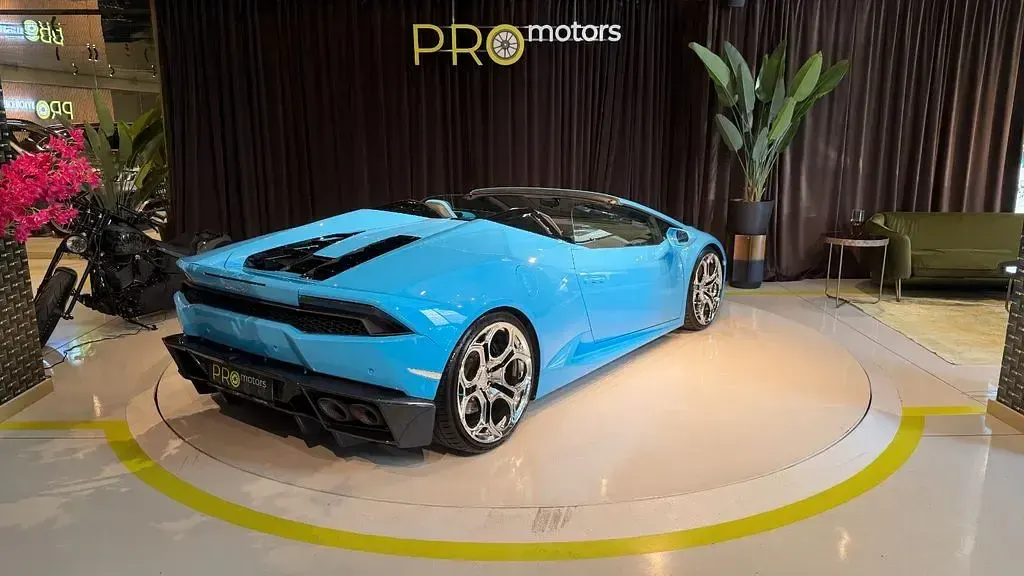 Gebraucht Lamborghini Huracán 610 PS (448 kW) 2017 Blau Cabrio