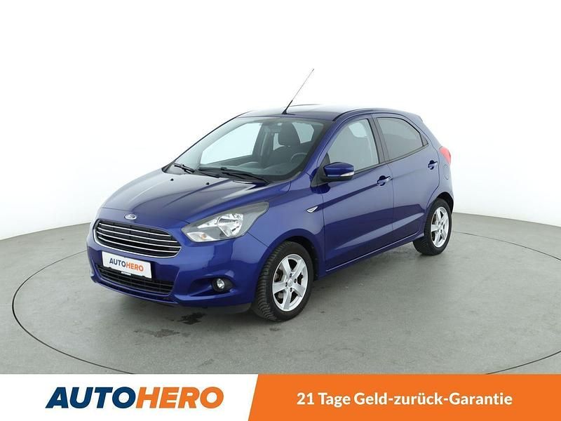 Blau Gebraucht 2018 Ford Ka Plus Cool & Sound Edition Kleinwagen | 10.510 € (Fairer Preis) - Bild 1/3