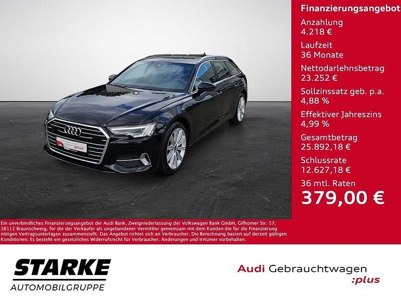 Brillantschwarz Gebraucht 2022 Audi A6 Ambiente Kombi | 27.470 € (Fairer Preis) - Bild 1/4