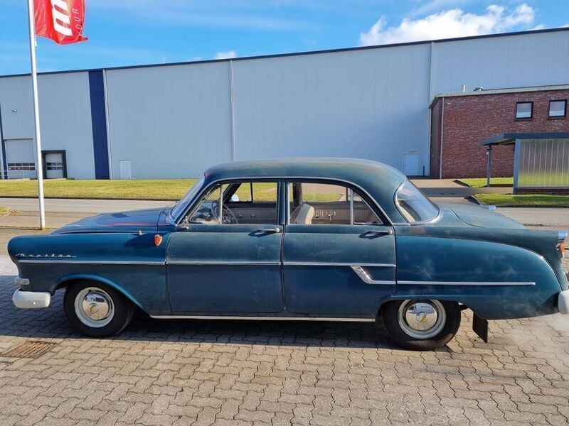 Blau Gebraucht 1958 Opel Kapitän Limousine | 6.850 € - Bild 1/4