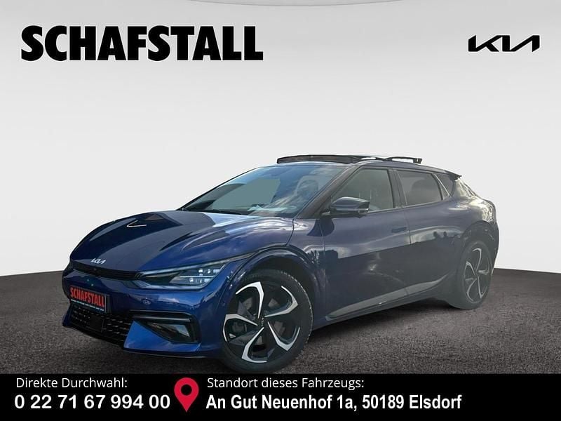 Blau ((du3) yacht blau met) Gebraucht 2023 Kia EV6 GT-Line SUV | 37.979 € (Fairer Preis) - Bild 1/3