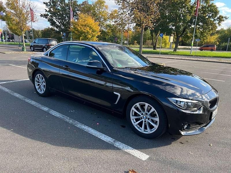 Schwarz Gebraucht 2020 BMW 420 Advantage Cabrio | 28.500 € - Bild 1/4