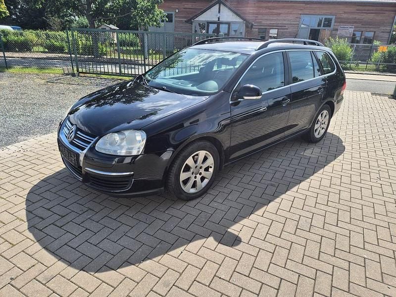 Schwarz Gebraucht 2009 VW Golf VI Comfortline Kombi | 999 € (Superpreis) - Bild 1/4