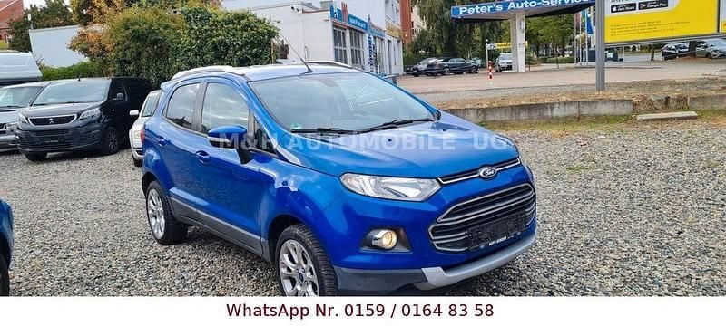 Blau Gebraucht 2015 Ford Ecosport Titanium SUV | 3.799 € (Superpreis) - Bild 1/4