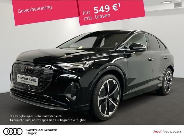 Mythosschwarz metallic Gebraucht 2025 Audi Q4 Sportback e-tron Sport SUV | 53.790 € - Bild 1/4