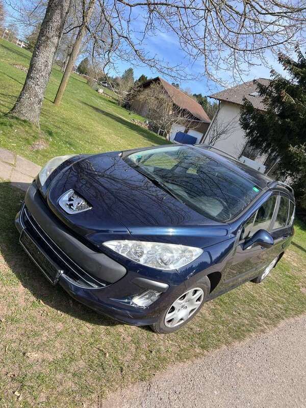 Blau Gebraucht 2009 Peugeot 308 Sport Kombi | 1.490 € (Guter Preis) - Bild 1/4