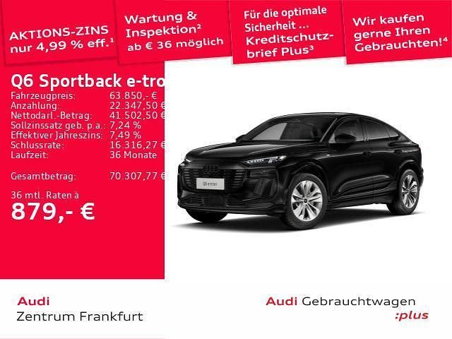 Gebraucht Audi Q6 Sportback e-tron Performance 225 kW (306 PS) 2025 Mythosschwarz metallic SUV
