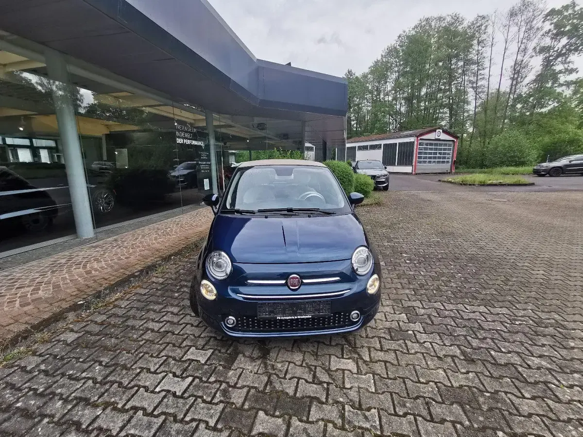 Gebraucht Fiat 500C Lounge 69 PS (50 kW) 2018 Blau Cabrio