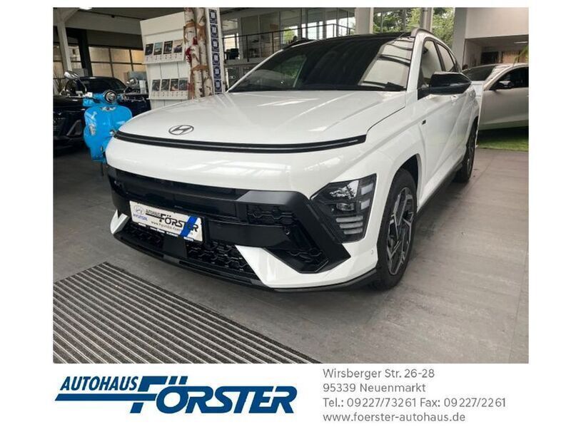 Weiß Gebraucht 2023 Hyundai Kona N Line SUV | 33.790 € (Fairer Preis) - Bild 1/4