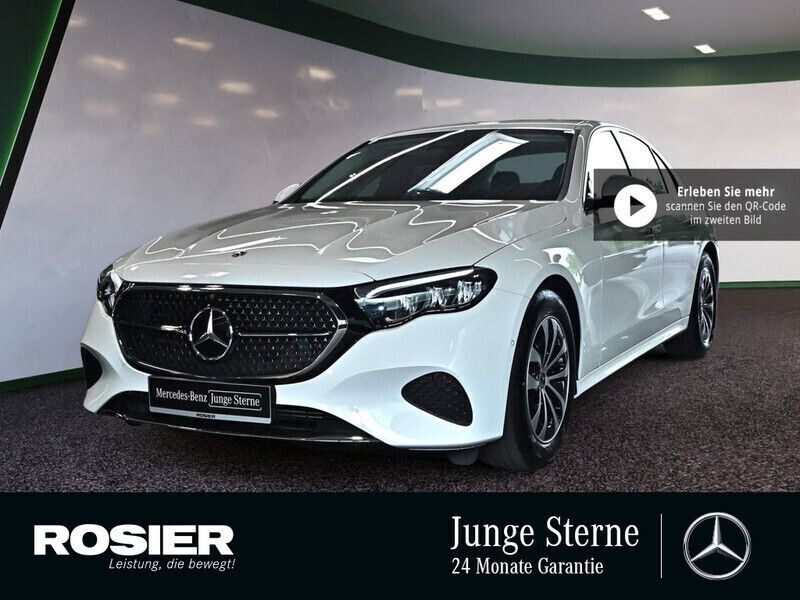 Weiss / polarweiß Gebraucht 2024 Mercedes E200 Advanced Limousine | 48.619 € (Guter Preis) - Bild 1/4