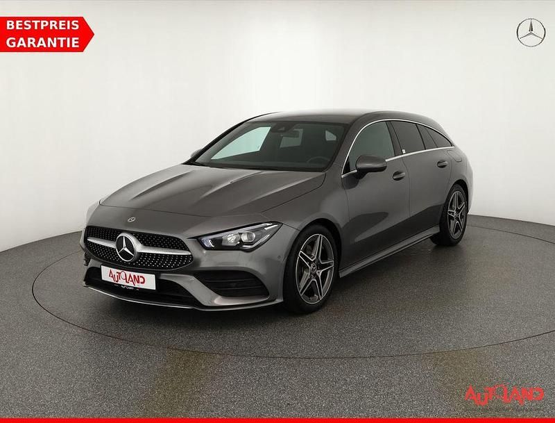 Grau Gebraucht 2019 Mercedes CLA220 Shooting Brake AMG line Kombi | 29.990 € (Teuer) - Bild 1/4