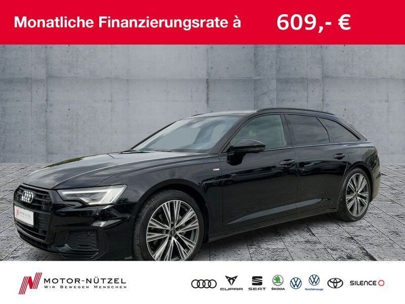 Mythosschwarz metallic Gebraucht 2023 Audi A6 S-Line Kombi | 47.930 € (Teuer) - Bild 1/4