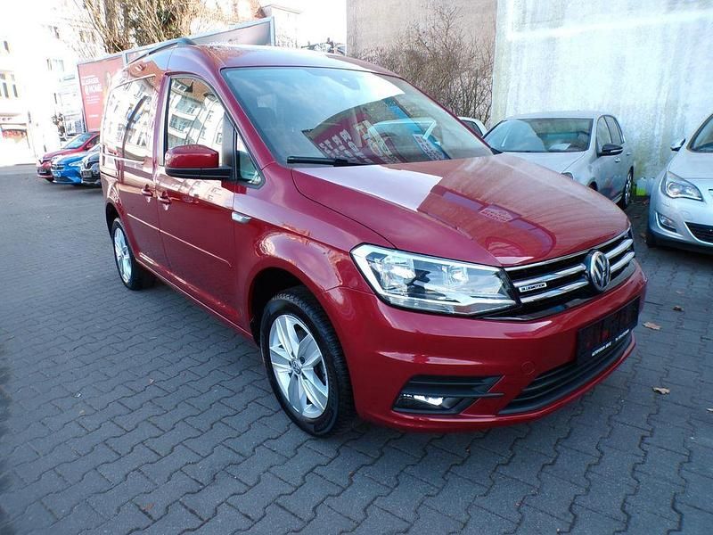 Gebraucht VW Caddy Comfortline 110 PS (80 kW) 2018 Rot Van / Kleinbus