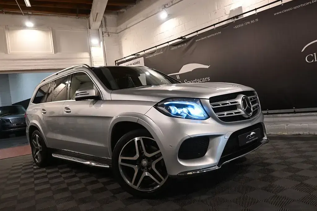Gebraucht Mercedes GLS350 AMG line 258 PS (189 kW) 2017 Silber SUV