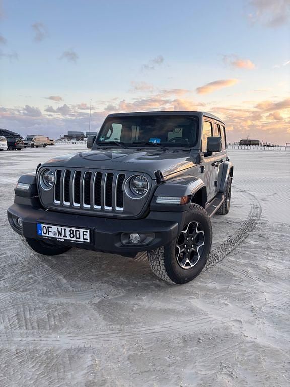 Grau Gebraucht 2022 Jeep Wrangler Overland SUV | 53.950 € (Superpreis) - Bild 1/4