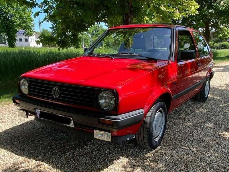 Rot Gebraucht 1990 VW Golf II Limousine | 9.999 € - Bild 1/4