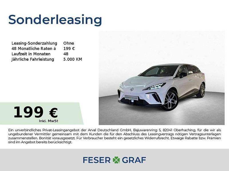 Weiss Neu 2025 MG MG4 EV Luxury Kleinwagen | 41.639 € (Teuer) - Bild 1/4
