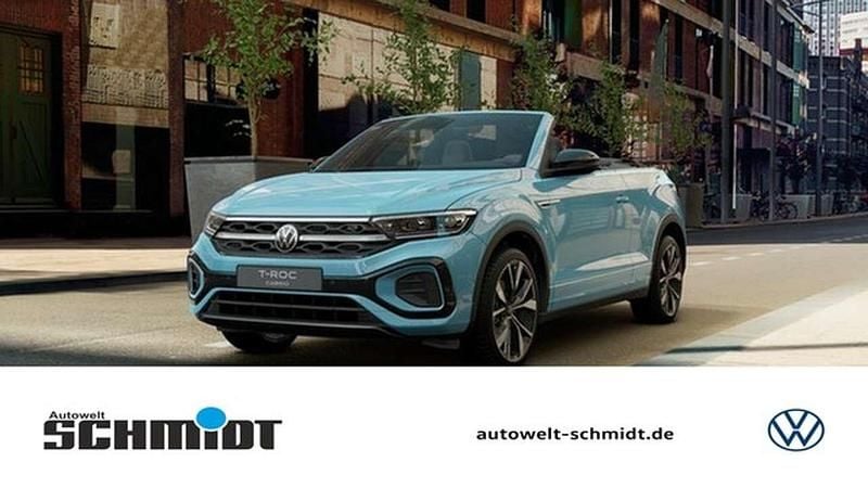 Teal blue Neu 2025 VW T-Roc Cabriolet R-line Cabrio | 39.990 € (Superpreis) - Bild 1/4
