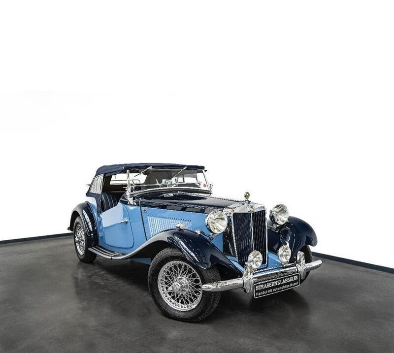 Blau Gebraucht 1951 MG TD Cabrio | 35.000 € - Bild 1/4