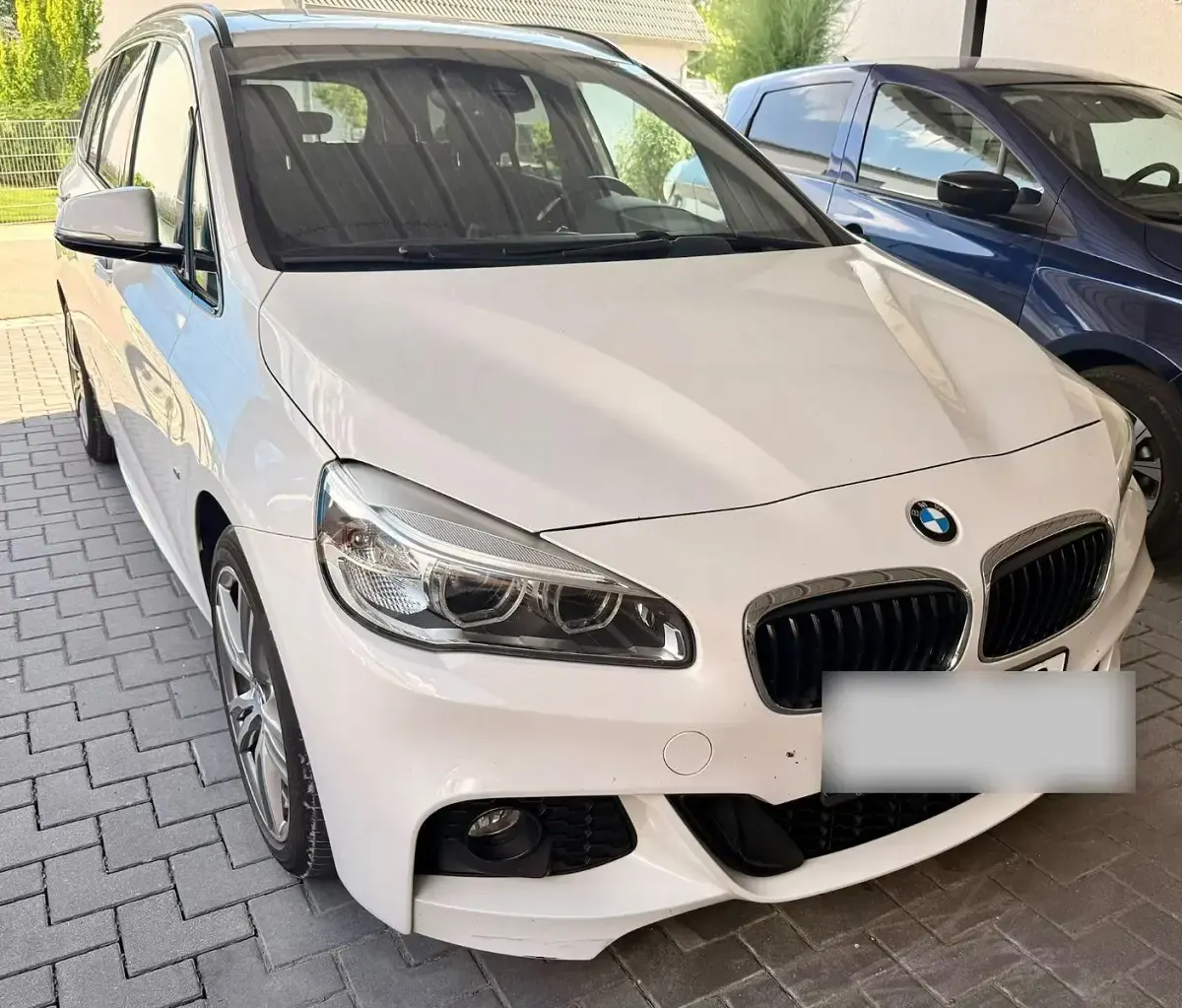 Gebraucht BMW 220 Gran Tourer M Sport 190 PS (139 kW) 2015 Weiß Van / Kleinbus
