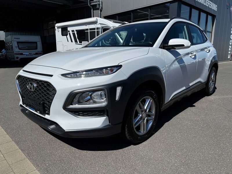 Weiß (metallic) Gebraucht 2019 Hyundai Kona SUV | 15.680 € (Fairer Preis) - Bild 1/4