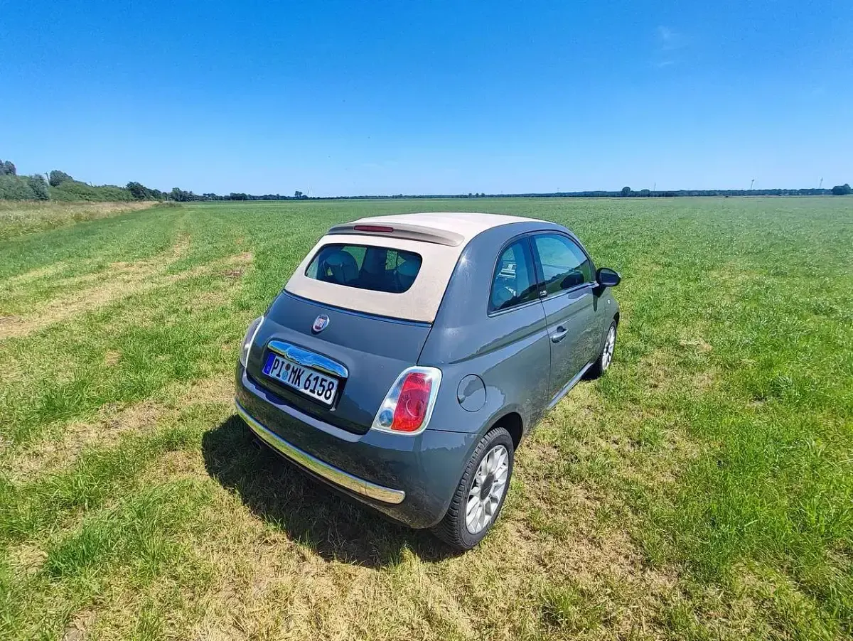 Gebraucht Fiat 500C Lounge 69 PS (50 kW) 2011 Grau Cabrio