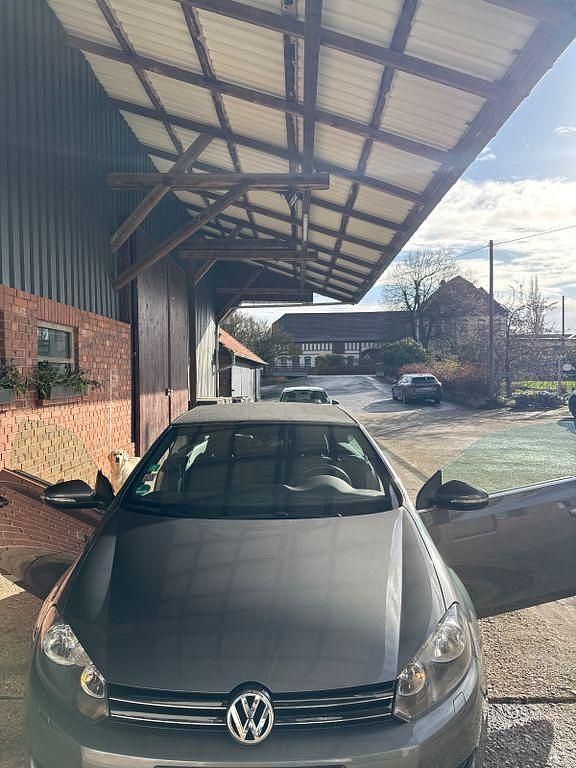 Grau Gebraucht 2014 VW Golf Cabriolet Cabrio | 11.600 € (Teuer) - Bild 1/4