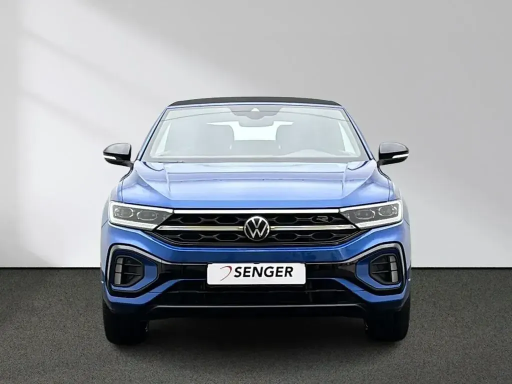 Gebraucht VW T-Roc Cabriolet Style 150 PS (110 kW) 2022 Ravennablau metallic schwarz Cabrio