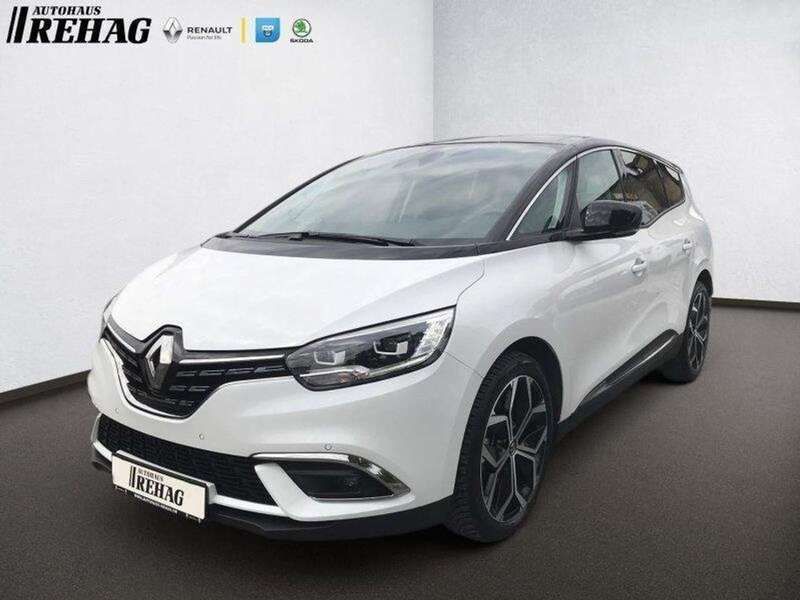 Perlmuttweiß und schwarz Gebraucht 2021 Renault Grand Scénic IV Intens Van / Kleinbus | 23.980 € (Fairer Preis) - Bild 1/4