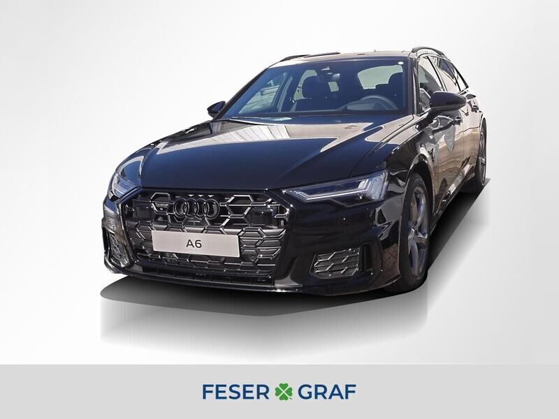 Mythosschwarz metallic Neu 2025 Audi A6 Ambiente Kombi | 83.590 € (Teuer) - Bild 1/4