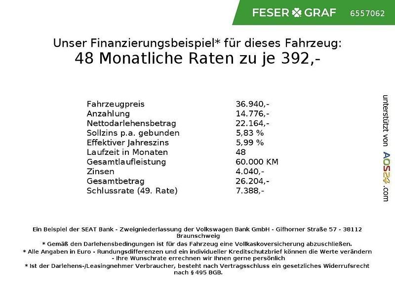 Magic schwarz metallic Gebraucht 2024 Cupra Ateca VZ SUV | 36.940 € (Fairer Preis) - Bild 1/2