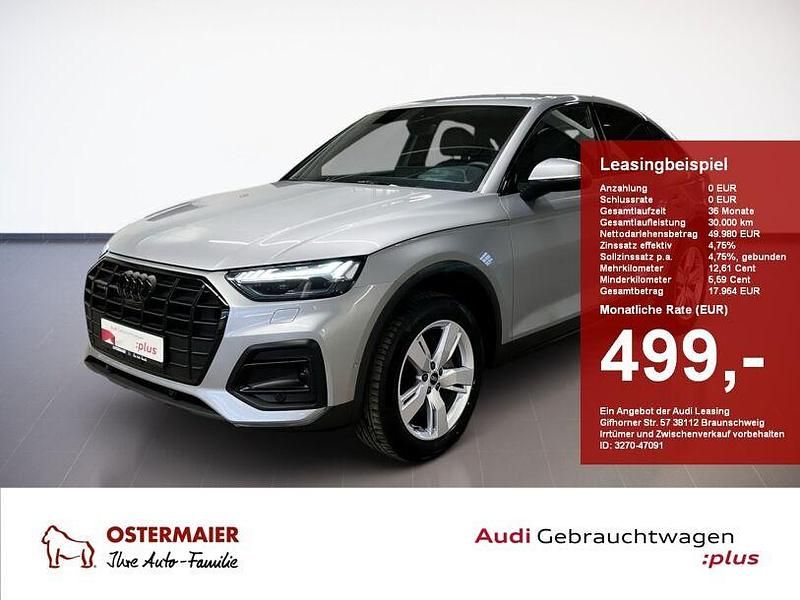 Gebraucht Audi Q5 Sportback Advanced Plus 265 PS (194 kW) 2025 Florettsilber SUV