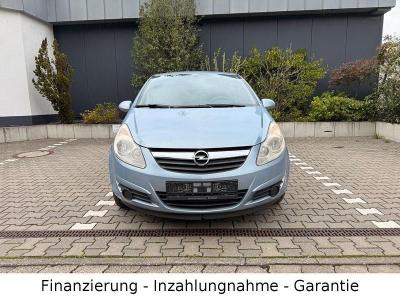 Blau Gebraucht 2008 Opel Corsa Edition Kleinwagen | 2.490 € (Fairer Preis) - Bild 1/4