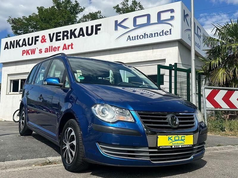 Gebraucht VW Touran Conceptline 140 PS (102 kW) 2007 Biscay blue Van / Kleinbus