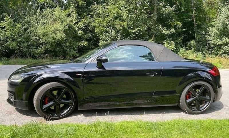 Schwarz Gebraucht 2012 Audi TT Roadster S-Line Cabrio | 13.990 € (Superpreis) - Bild 1/4