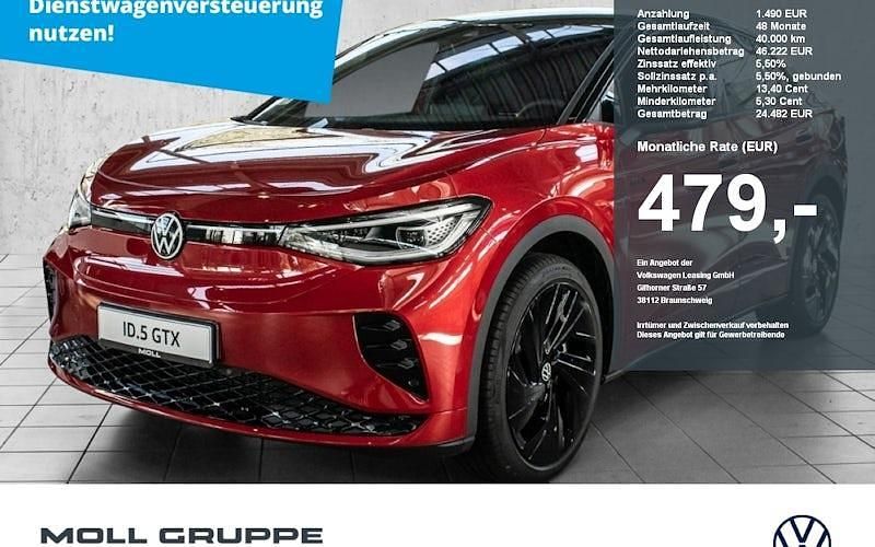 Schwarz Neu 2024 VW ID.5 GTX SUV | 69.275 € (Teuer) - Bild 1/4