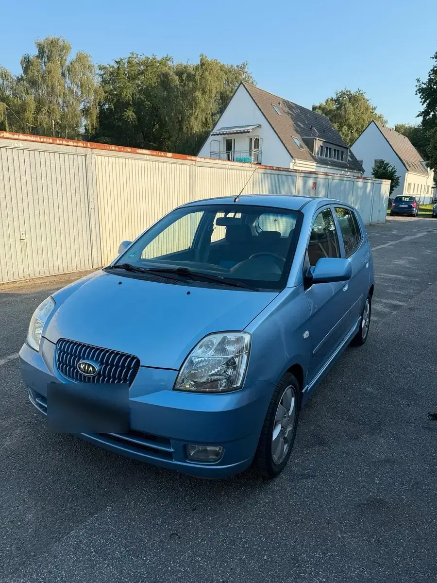 Gebraucht Kia Picanto EX 65 PS (47 kW) 2007 Blau Kleinwagen