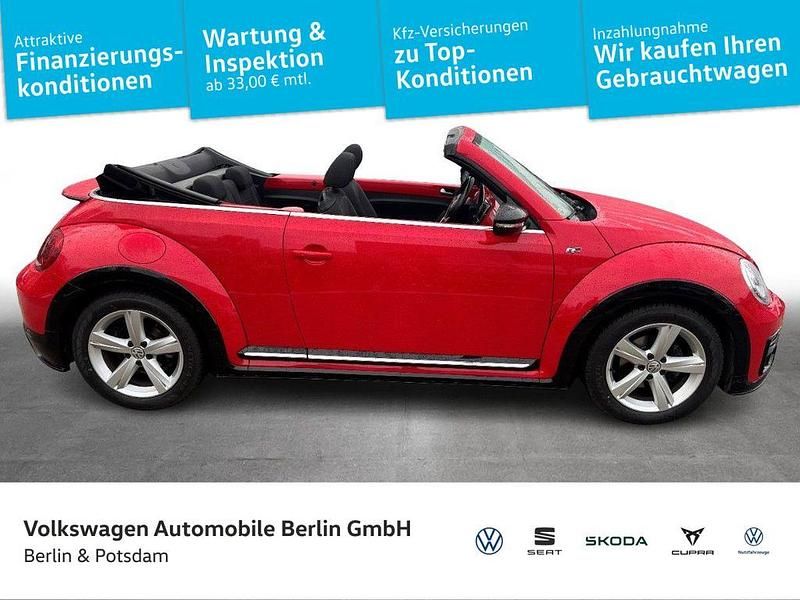 Gebraucht VW Beetle Cabriolet R-line 150 PS (110 kW) 2018 Tornadorot/textilverdeck schwa Cabrio