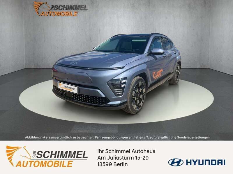 Meta blue Gebraucht 2024 Hyundai Kona Prime SUV | 42.925 € (Teuer) - Bild 1/4