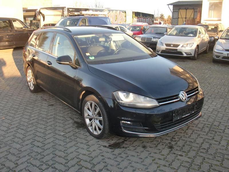 Schwarz Gebraucht 2013 VW Golf VII Highline Kombi | 7.495 € (Superpreis) - Bild 1/4
