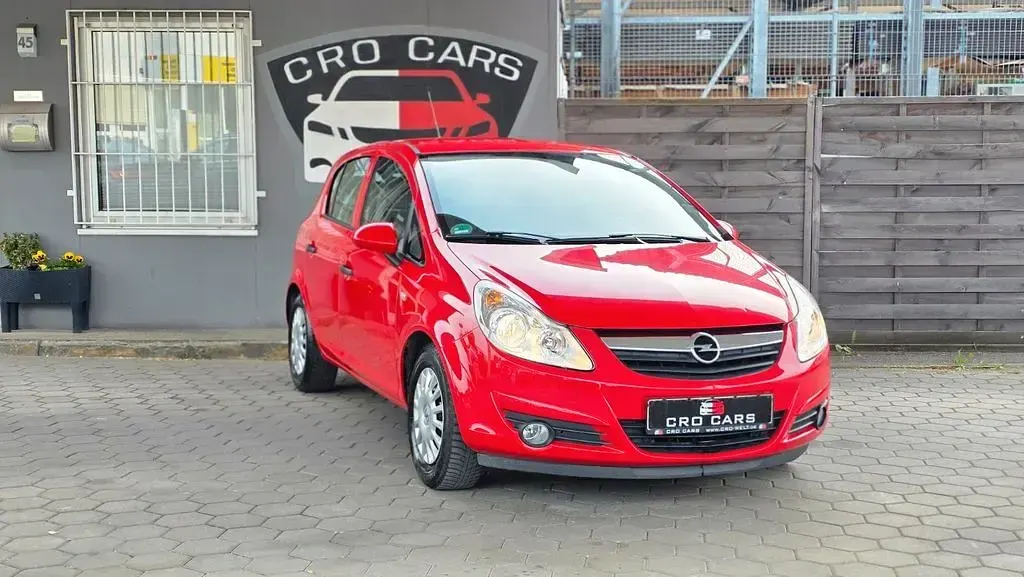 Używany Opel Corsa Selection 69 KM (50 kW) 2010 Czerwony Hatchback