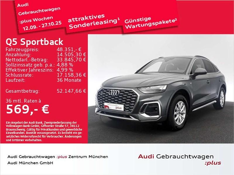 Daytonagrau perleffekt Gebraucht 2025 Audi Q5 S-Line SUV | 48.351 € (Superpreis) - Bild 1/2