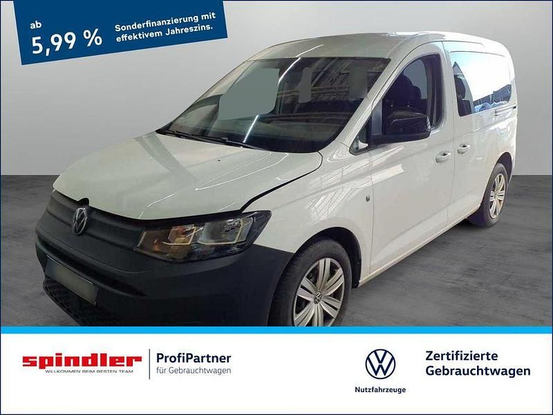 Weiß Gebraucht 2021 VW Caddy Van / Kleinbus | 16.980 € (Guter Preis) - Bild 1/3