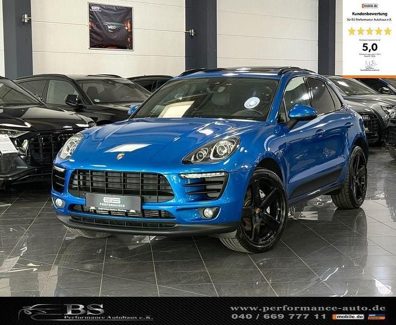 Blau Gebraucht 2017 Porsche Macan S Sport SUV | 37.990 € (Guter Preis) - Bild 1/4