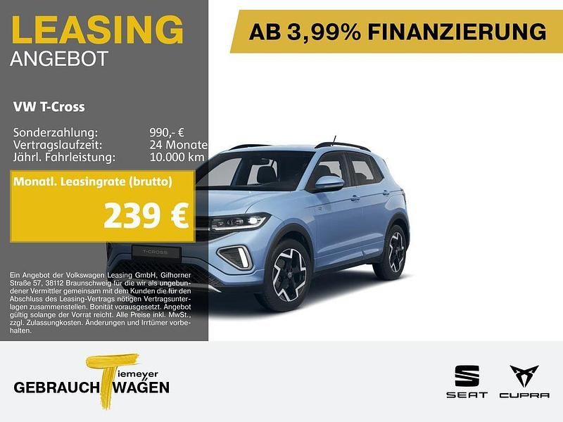 Blau Gebraucht 2025 VW T-Cross IQ Drive SUV | 26.690 € (Fairer Preis) - Bild 1/4