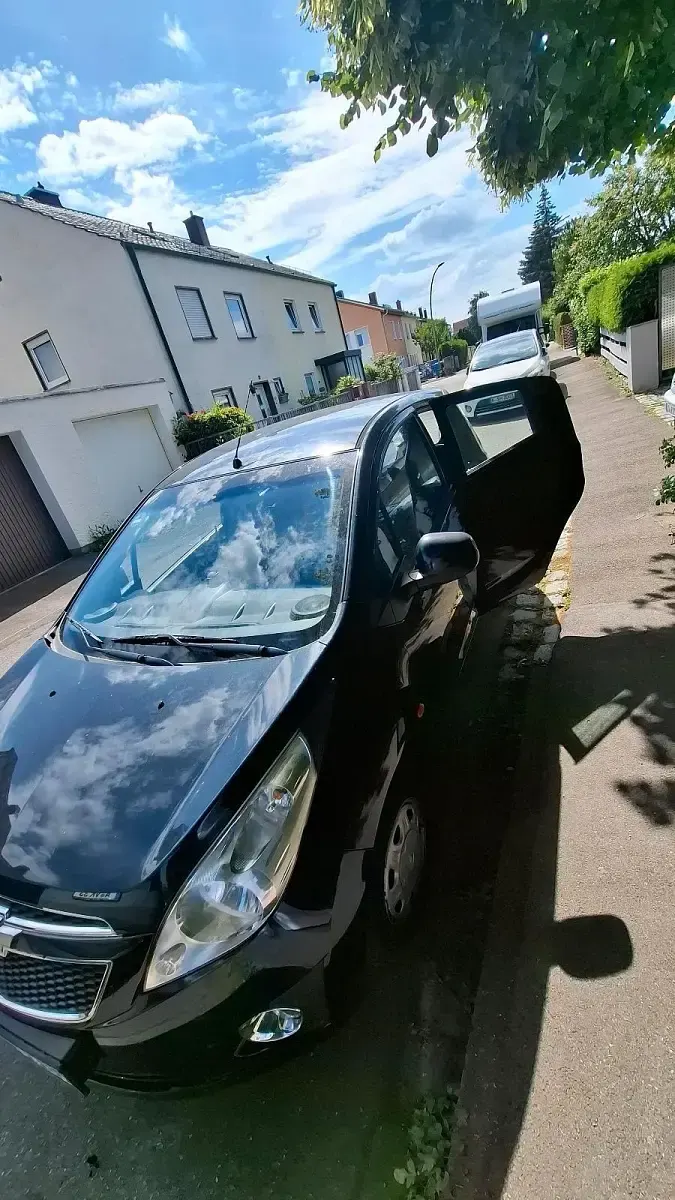 Gebraucht Chevrolet Spark LS 68 PS (50 kW) 2010 Schwarz Kleinwagen