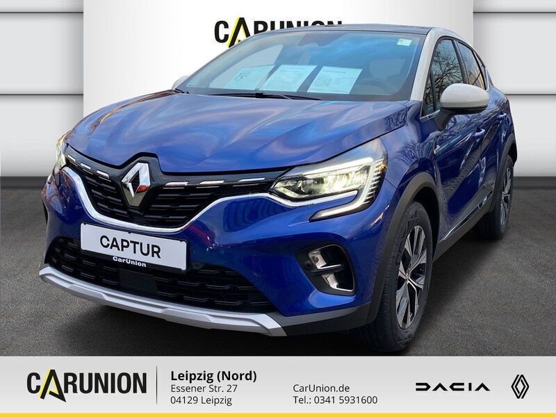 Ironblau metallic, alabasterweiß metallic Gebraucht 2022 Renault Captur Techno SUV | 20.895 € (Fairer Preis) - Bild 1/4
