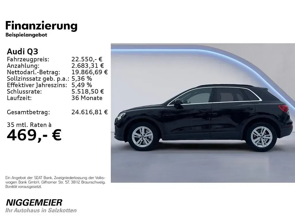 Gebraucht Audi Q3 Sport 230 PS (169 kW) 2019 Mythos black metallic (metallic) SUV